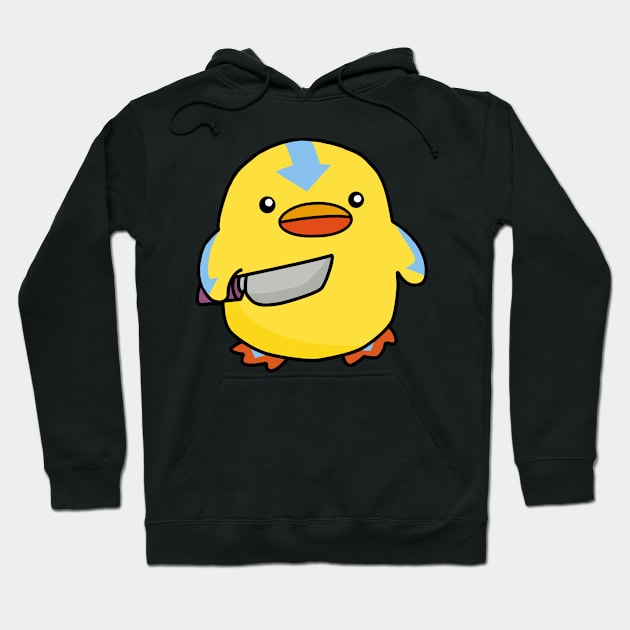 Avatar Duck, knife bender! Hoodie by Anime Meme's